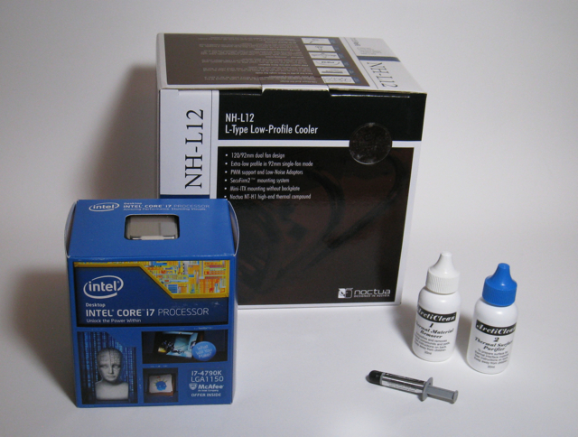 processor, cooler, thermal paste kit