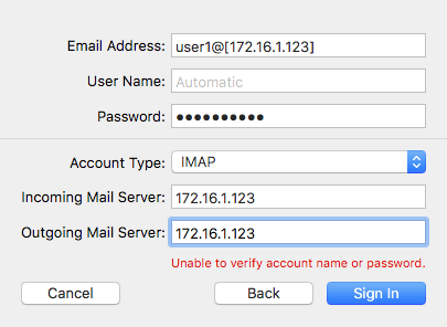 Add more Mail Account info