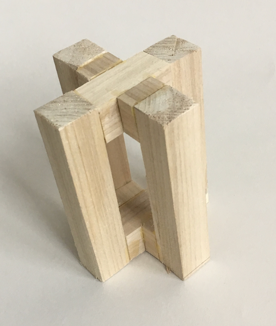 Wooden coil frame