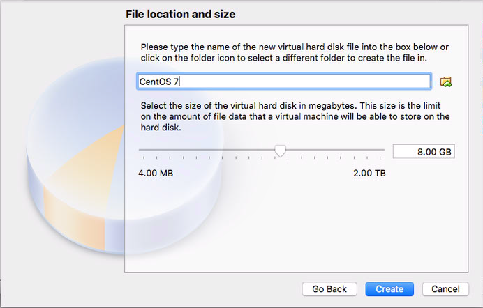 File location and size