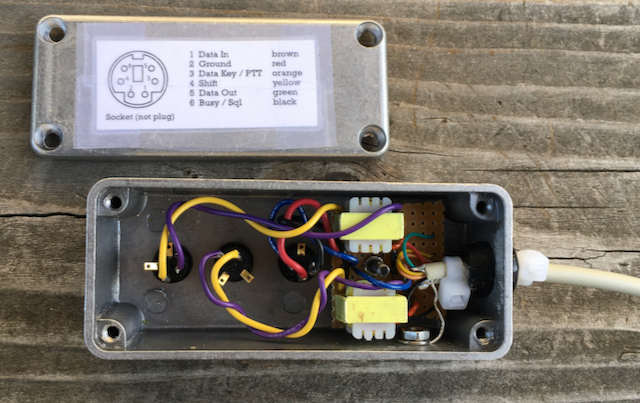 Inside the FT-891 data cable