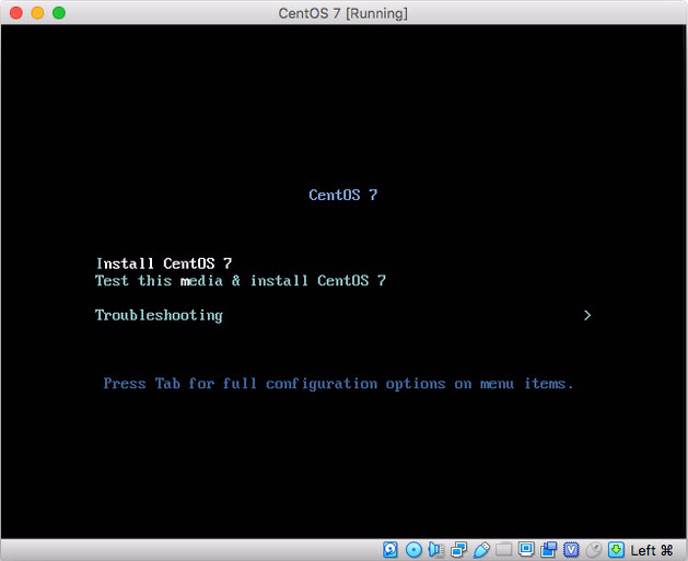 Install CentOS 7