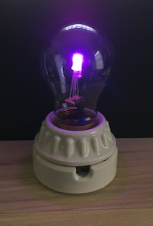RGB LED showing purple